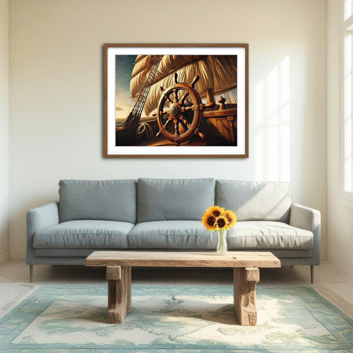 AUTO-MOCKUP ROOM | The Helm Wall Art