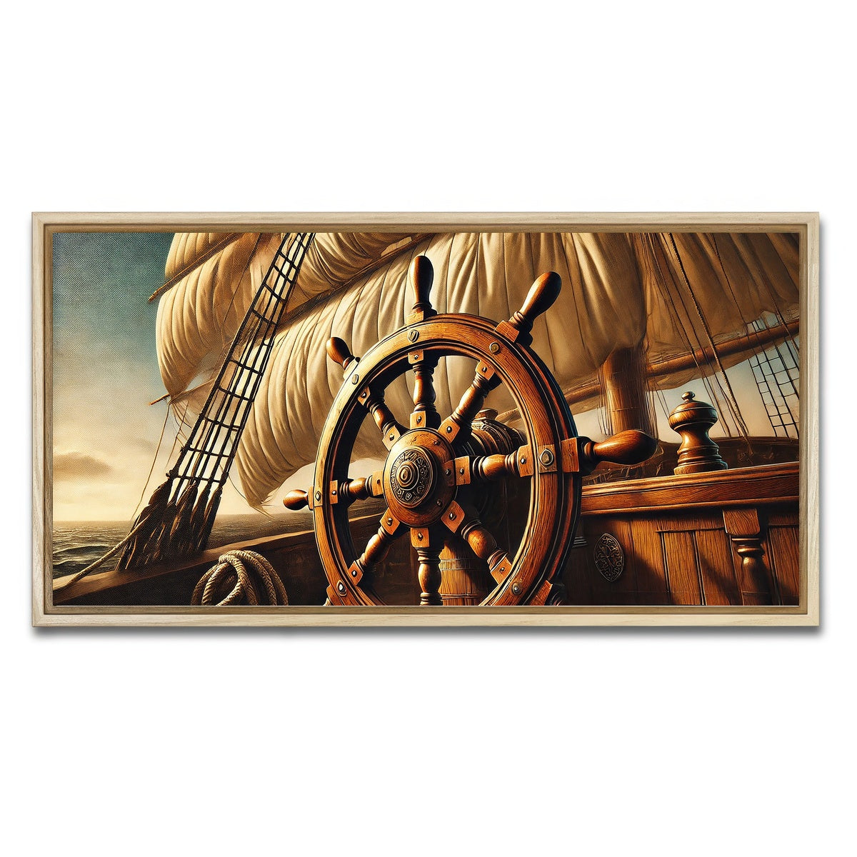 AUTO-MOCKUP WHITE | The Helm | 1 Piece | Natural Framed Canvas | group=2x1