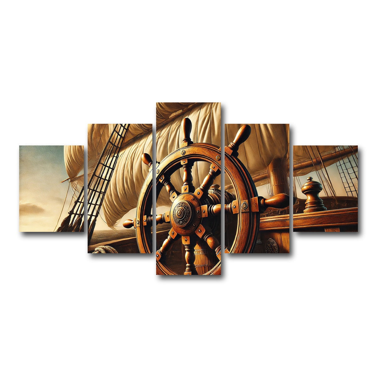 AUTO-MOCKUP WHITE | The Helm | 5 Piece | Gallery Wrap Canvas | group=5_short