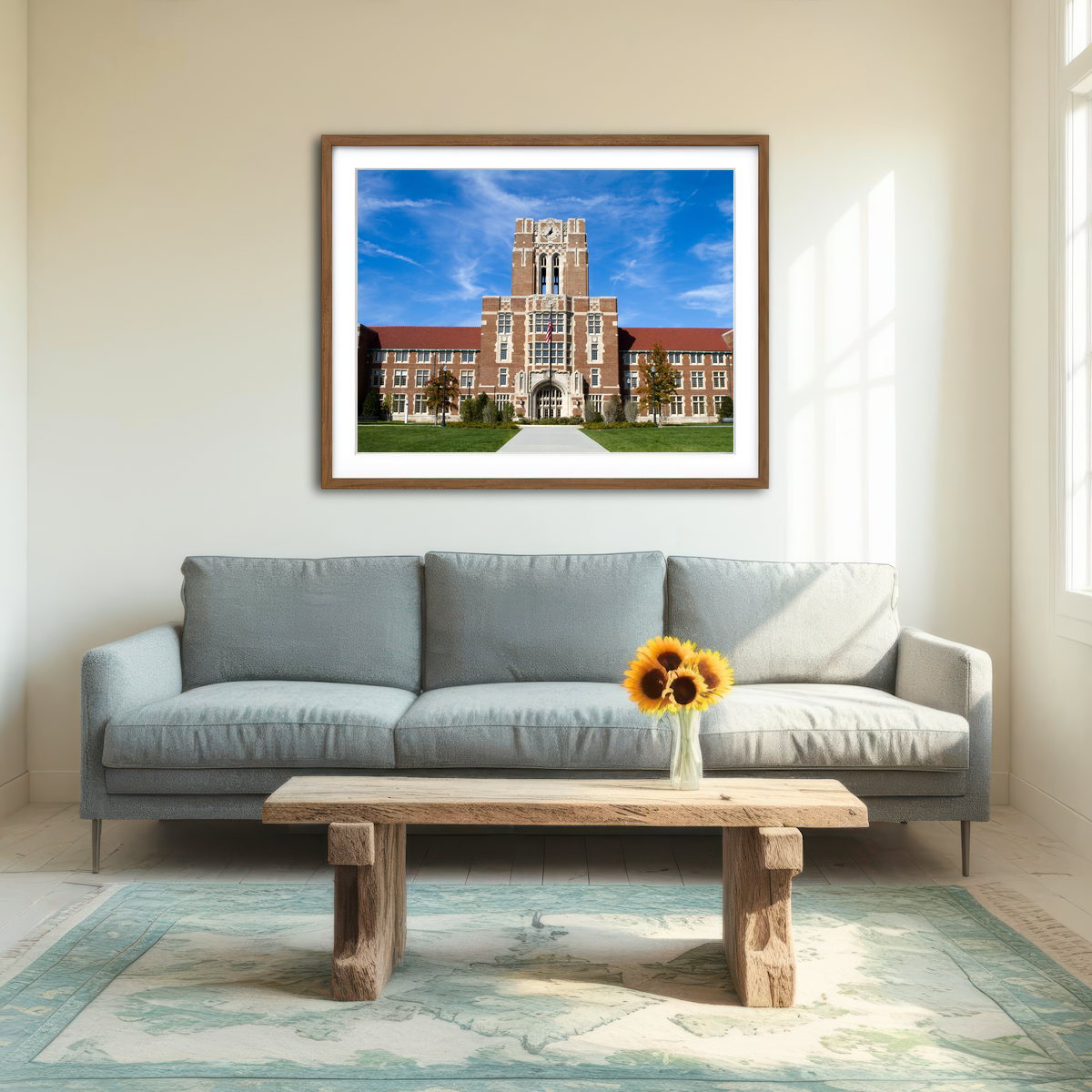 AUTO-MOCKUP ROOM | The Hill At The University Of Tennessee Wall Art
