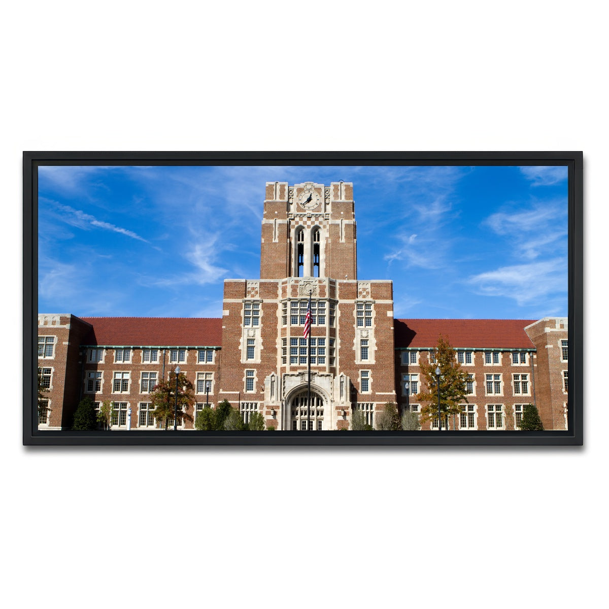 AUTO-MOCKUP WHITE | The Hill at the University of Tennessee | 1 Piece | Black Framed Canvas | group=2x1