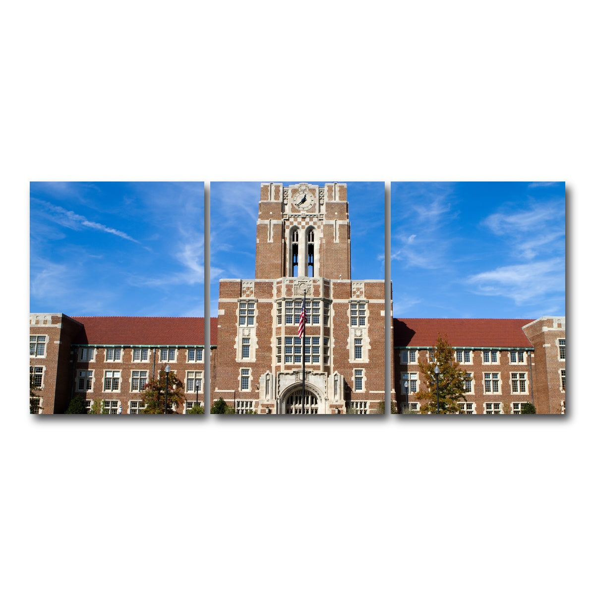 AUTO-MOCKUP WHITE | The Hill at the University of Tennessee | 3 Piece | Gallery Wrap Canvas | group=18x24