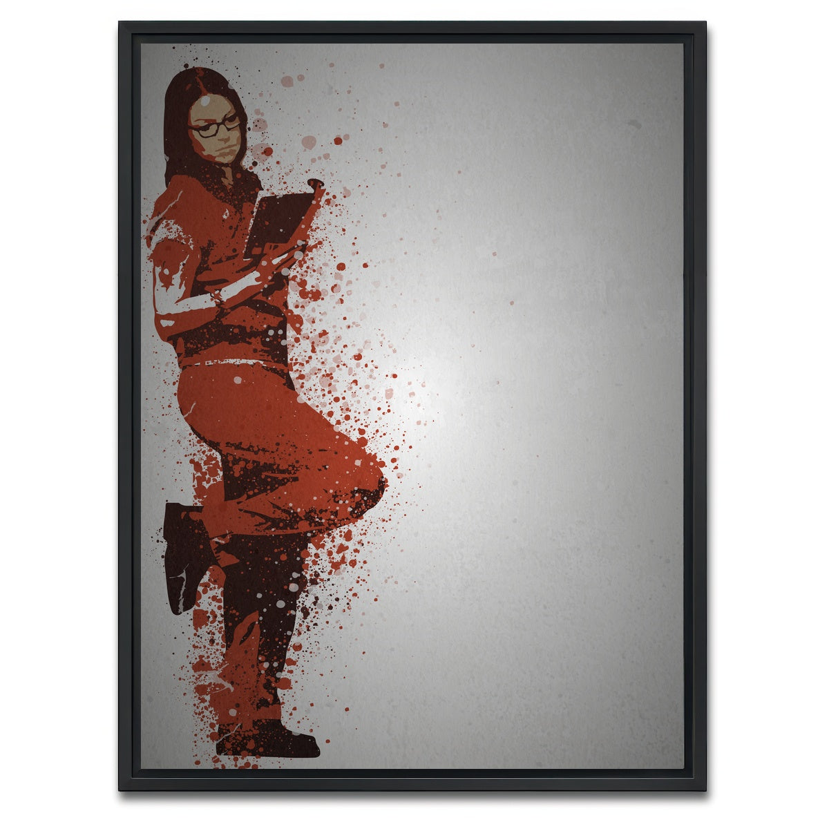AUTO-MOCKUP WHITE | The Hot One | 1 Piece | Black Framed Canvas | group=3x4