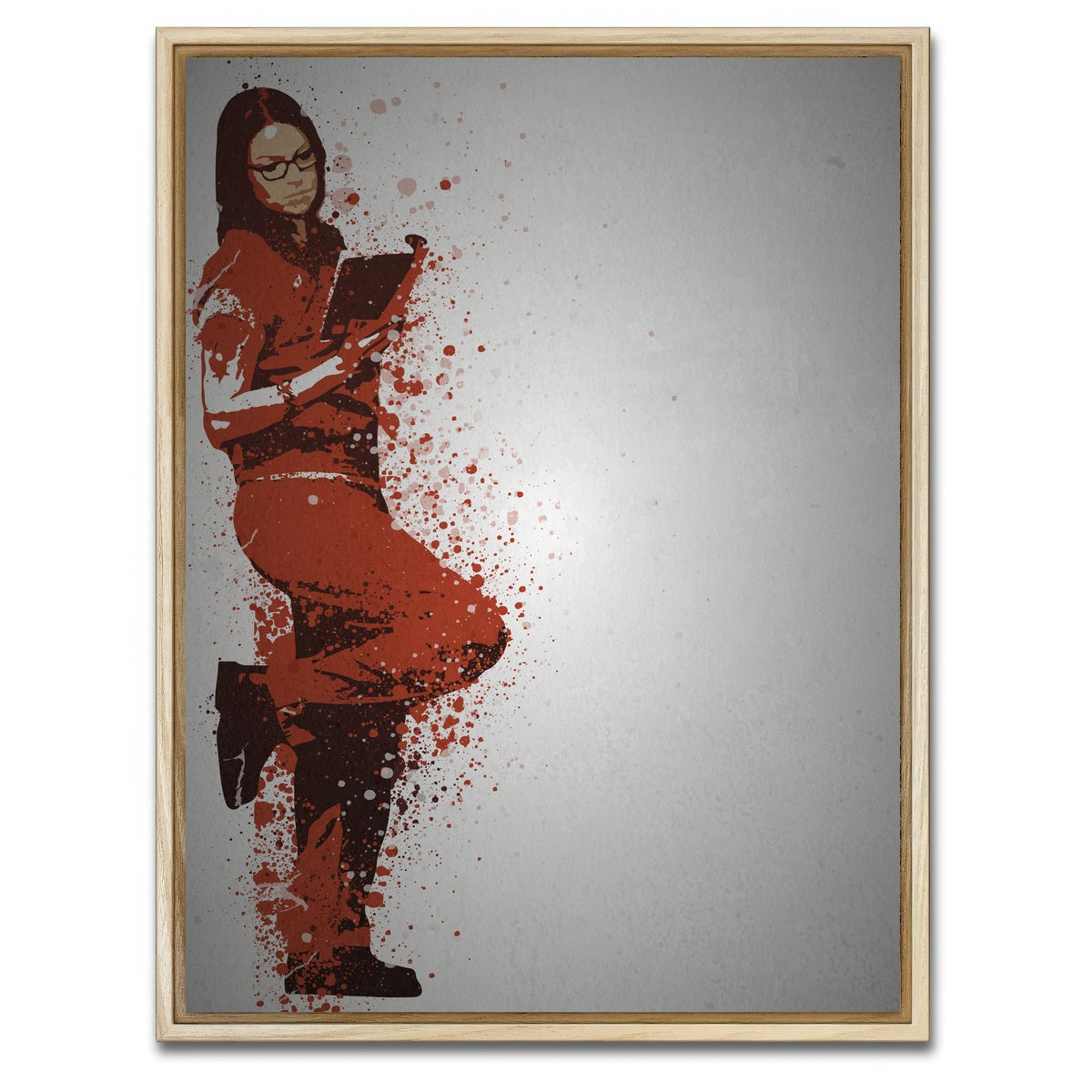 AUTO-MOCKUP WHITE | The Hot One | 1 Piece | Natural Framed Canvas | group=3x4