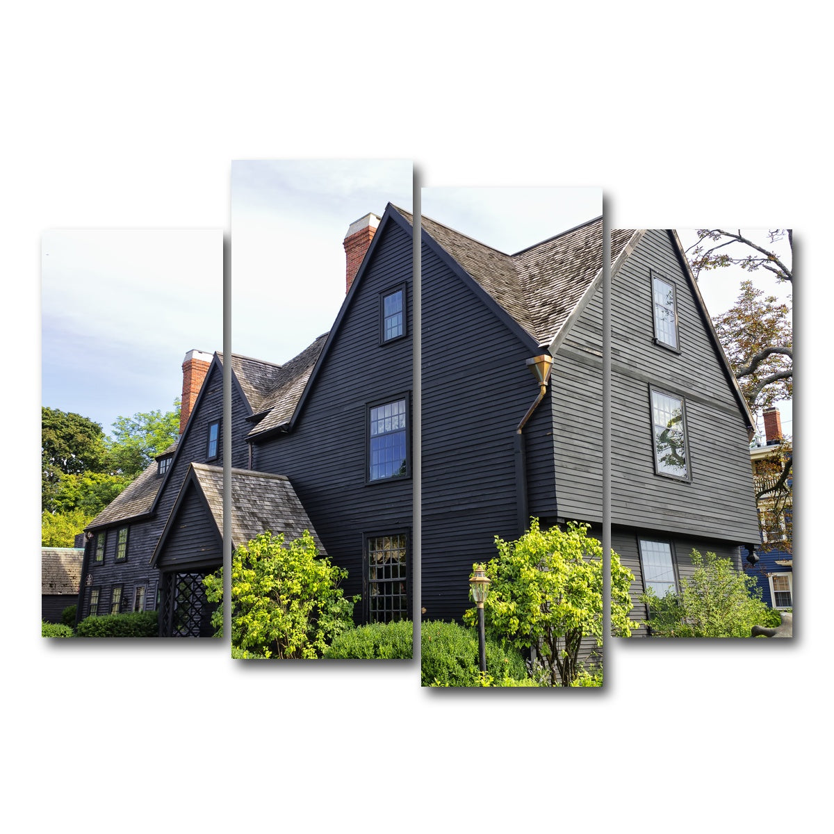 AUTO-MOCKUP WHITE | The House of the Seven Gables | 4 Piece | Gallery Wrap Canvas | group=4_normal