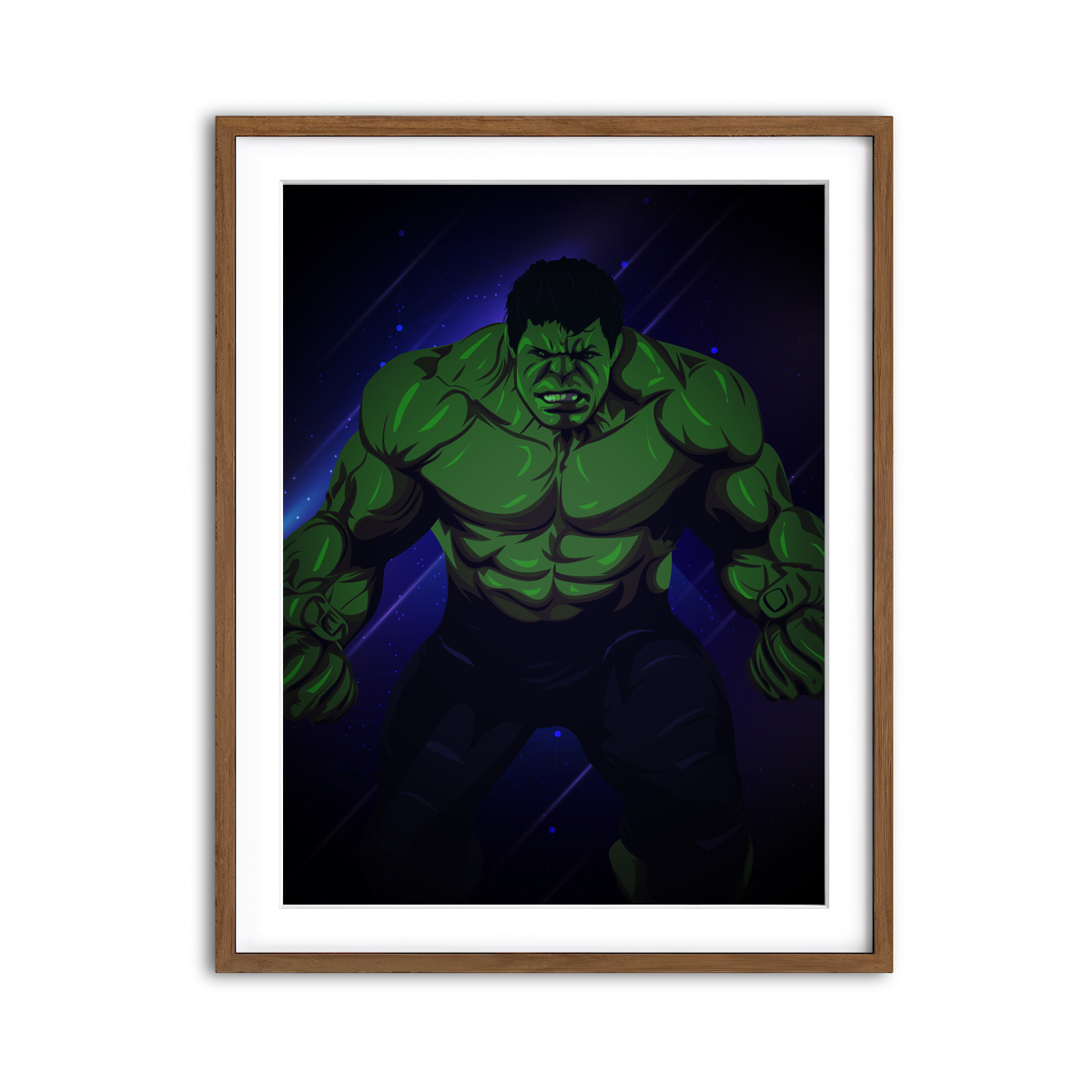 Framed Print 3x4 Walnut