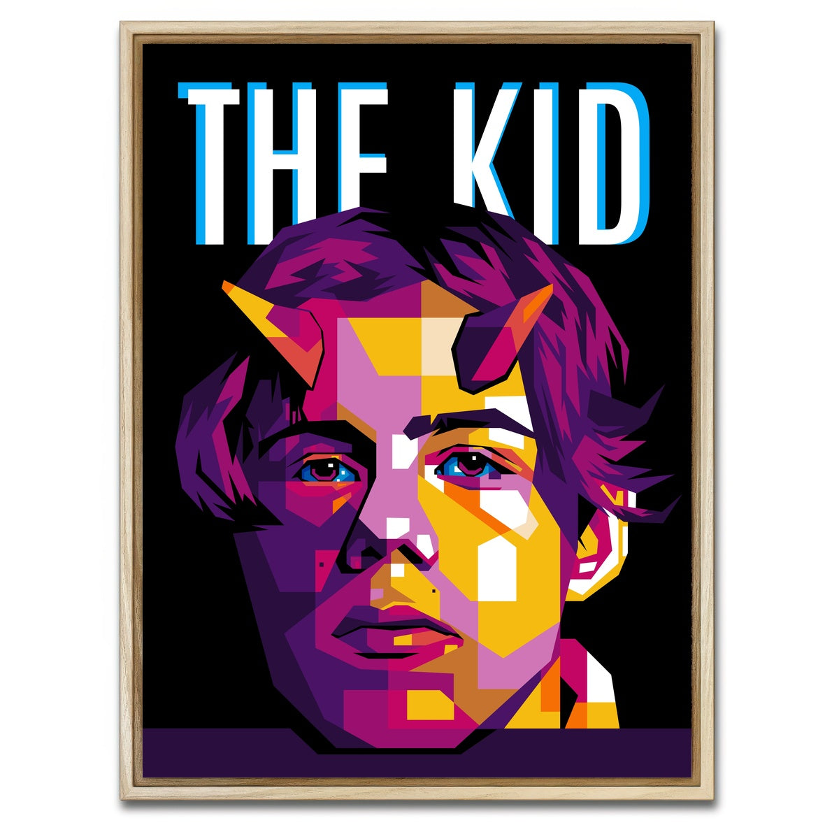 AUTO-MOCKUP WHITE | The Kid | 1 Piece | Natural Framed Canvas | group=3x4