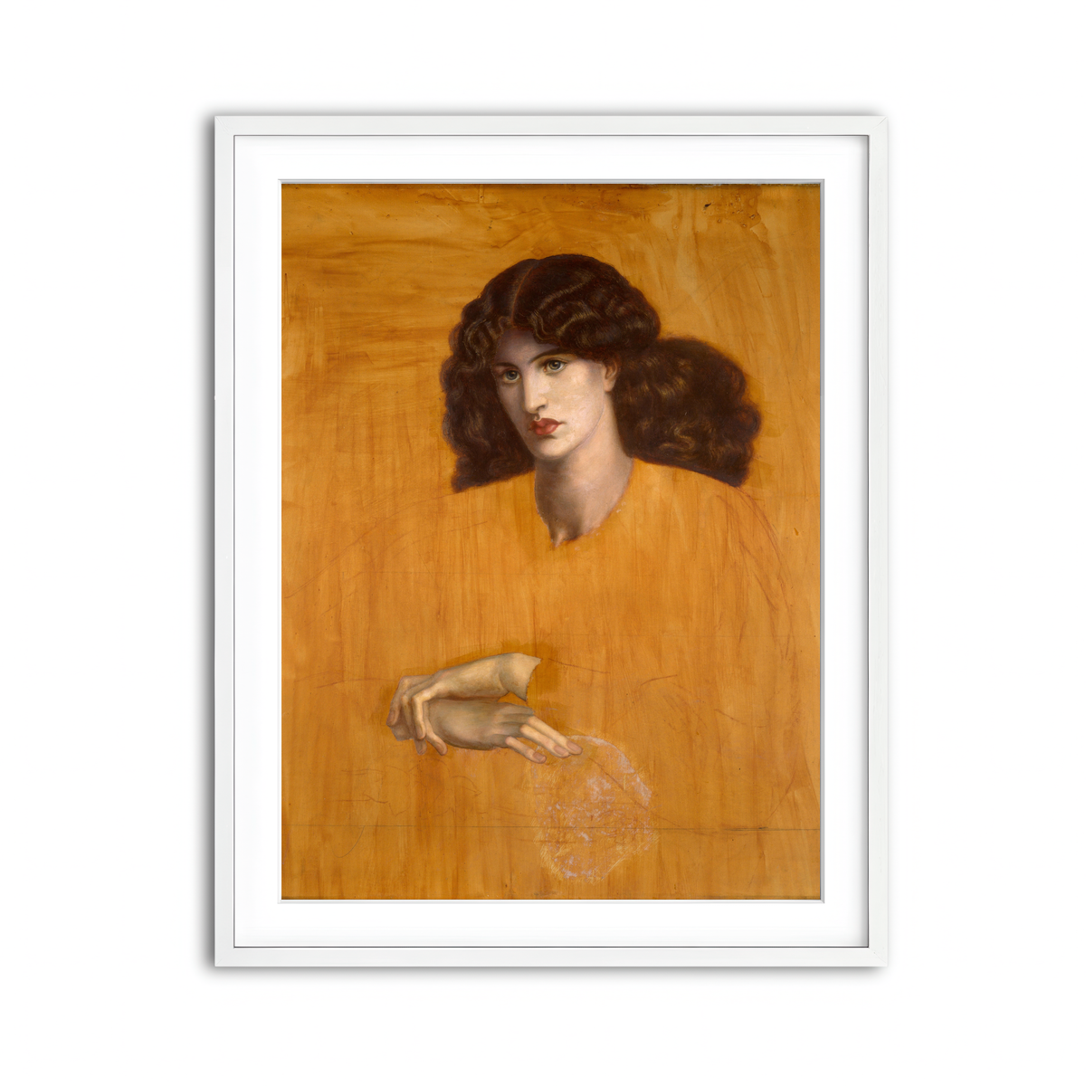 Framed Print 3x4 White