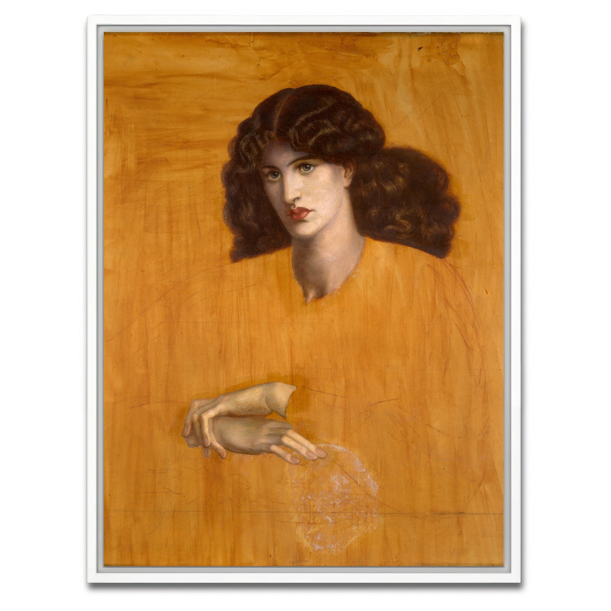 AUTO-MOCKUP WHITE | The Lady of Pity | 1 Piece | White Framed Canvas | group=3x4