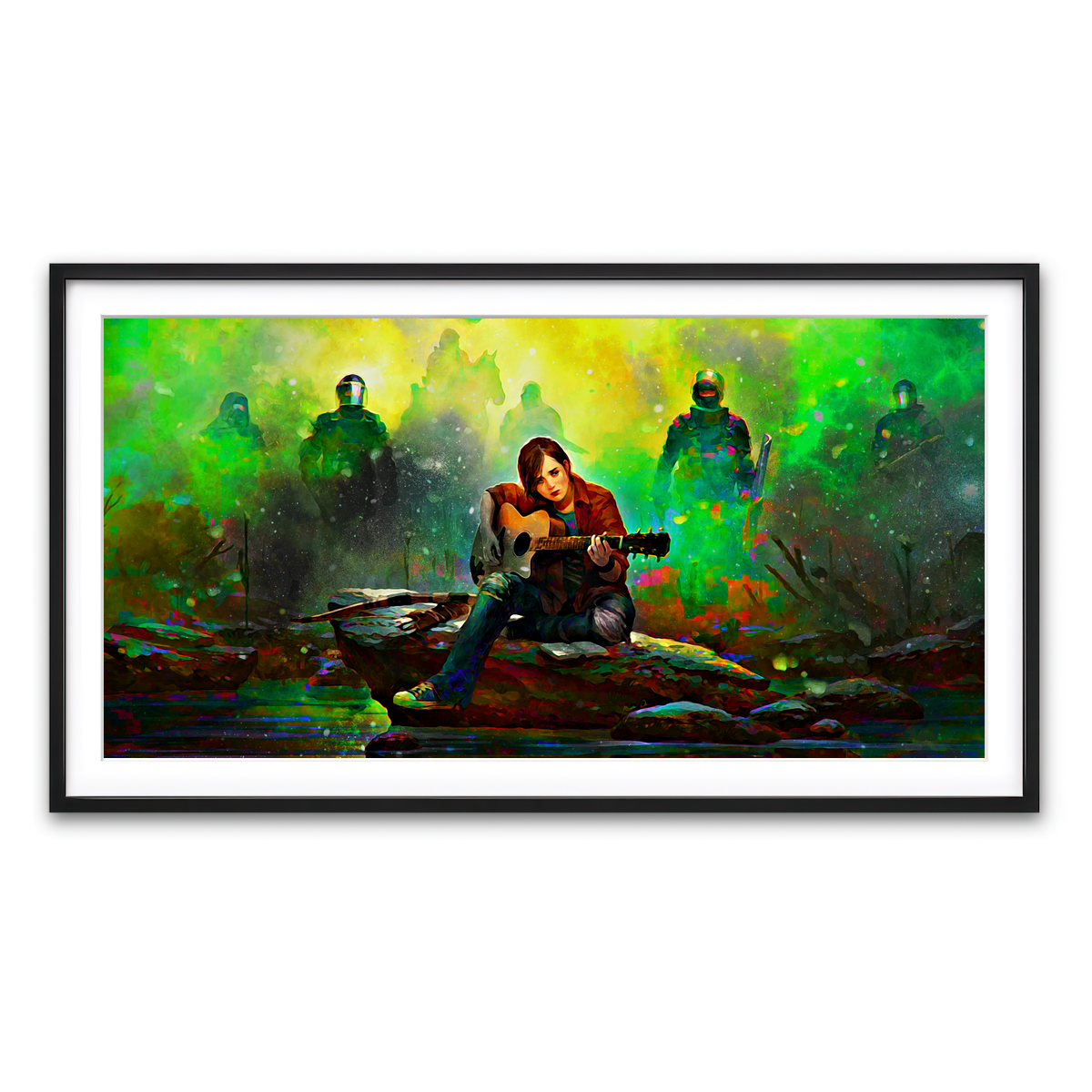 Framed Print 2x1 Black