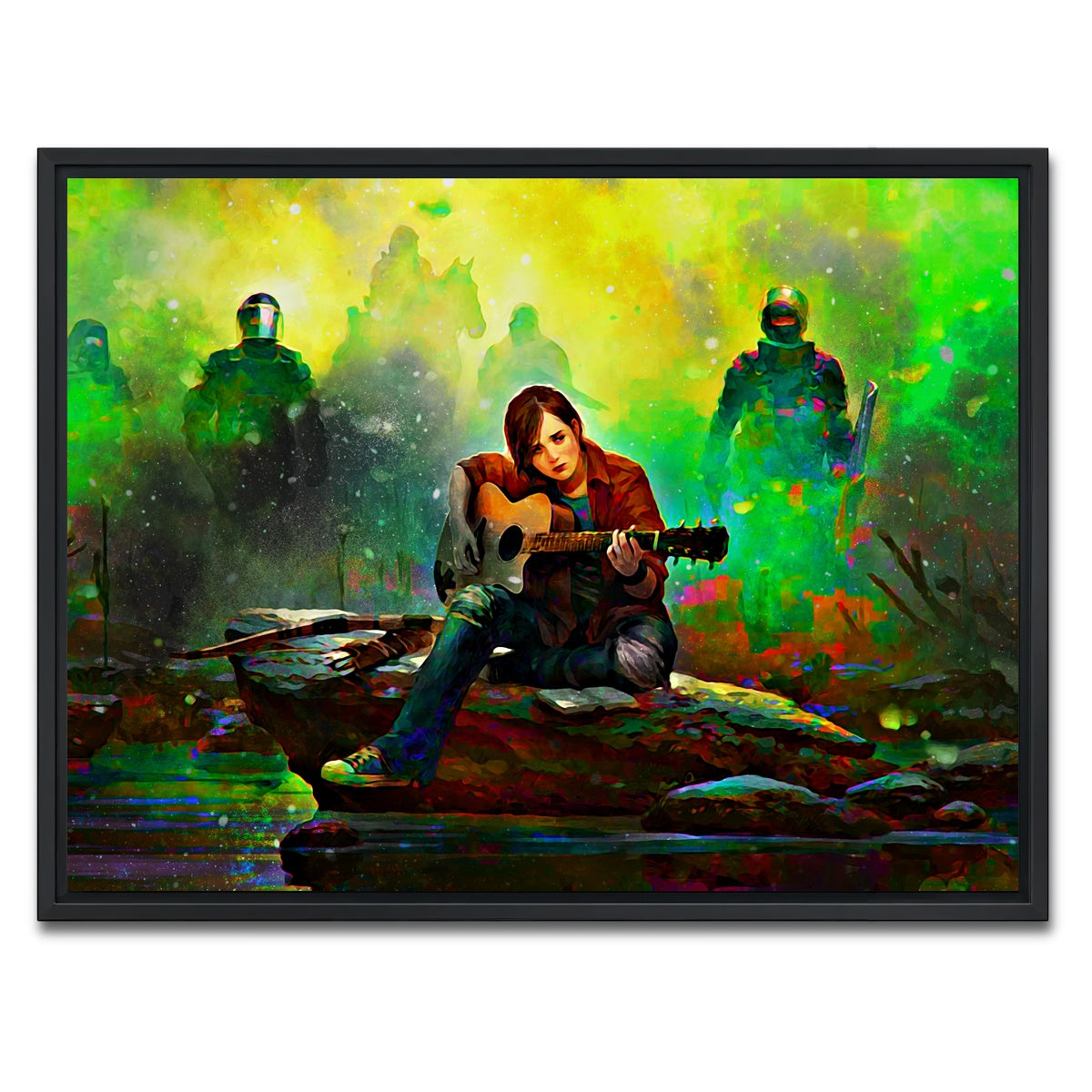 AUTO-MOCKUP WHITE | The Last Of Us | 1 Piece | Black Framed Canvas | group=4x3