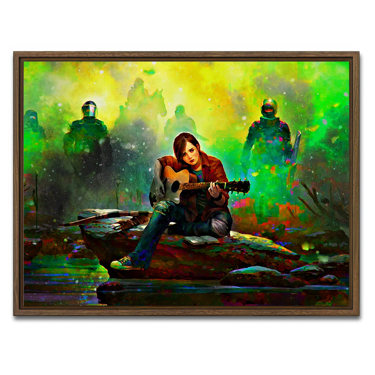AUTO-MOCKUP WHITE | The Last Of Us | 1 Piece | Walnut Framed Canvas | group=4x3