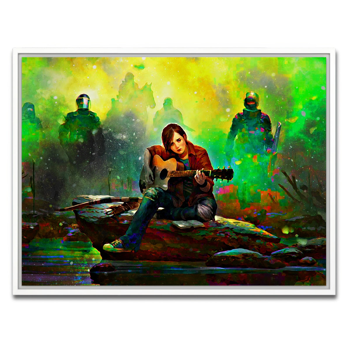 AUTO-MOCKUP WHITE | The Last Of Us | 1 Piece | White Framed Canvas | group=4x3