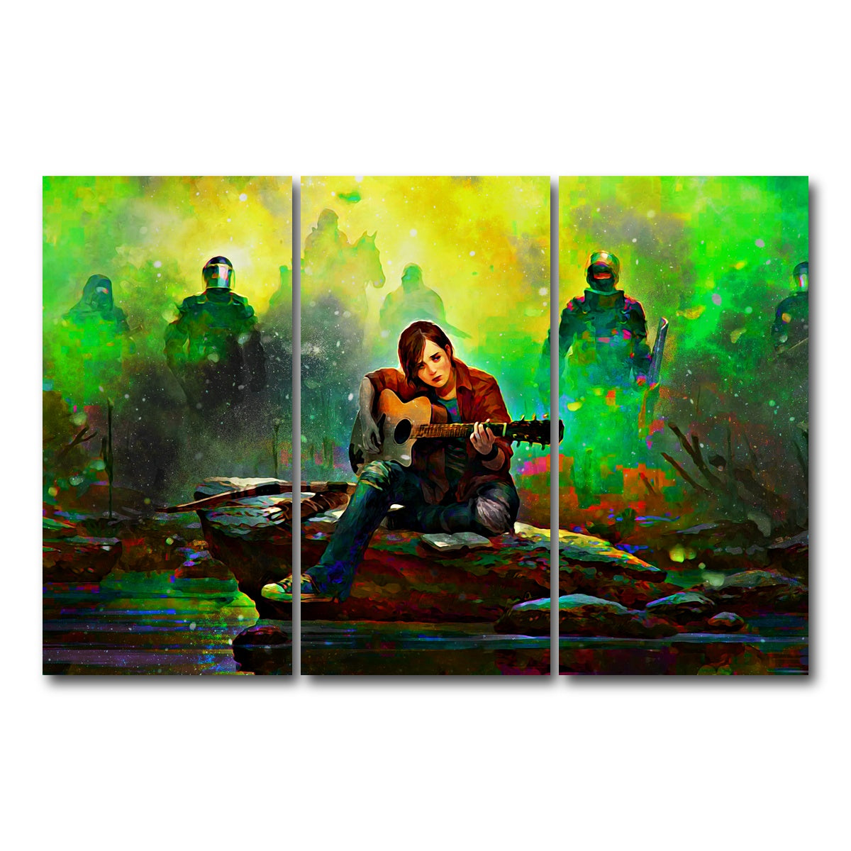 AUTO-MOCKUP WHITE | The Last Of Us | 3 Piece | Gallery Wrap Canvas | group=12x24