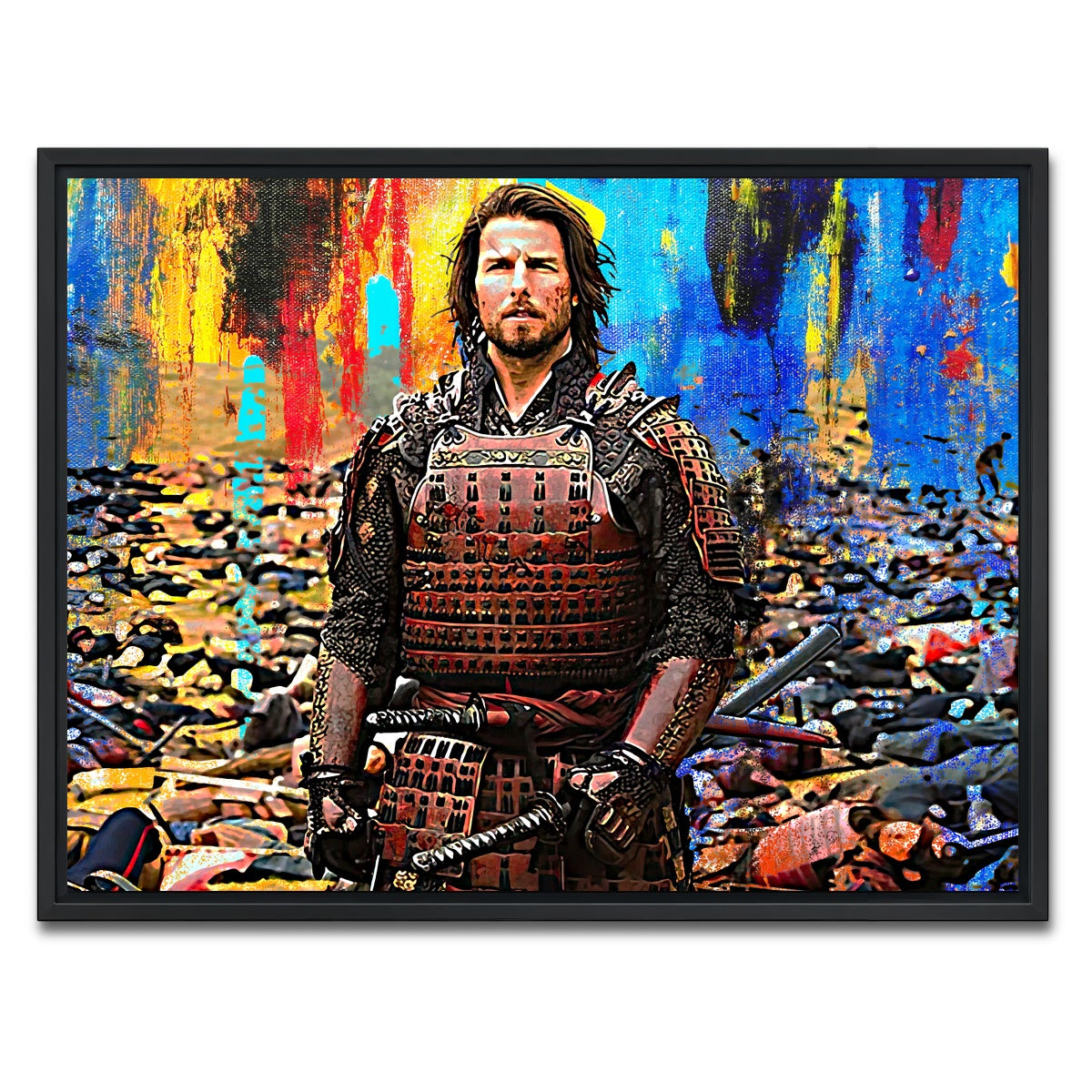 AUTO-MOCKUP WHITE | The Last Samurai | 1 Piece | Black Framed Canvas | group=4x3