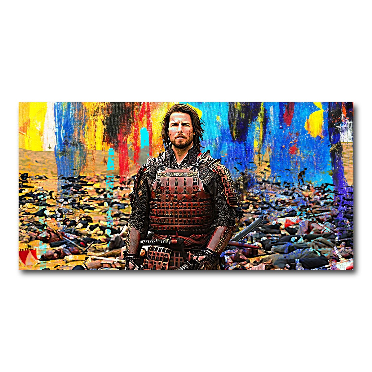 AUTO-MOCKUP WHITE | The Last Samurai | 1 Piece | Gallery Wrap Canvas | group=2x1