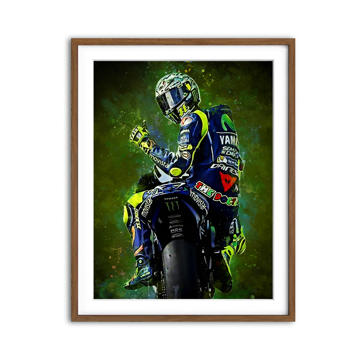 Framed Print 3x4 Walnut