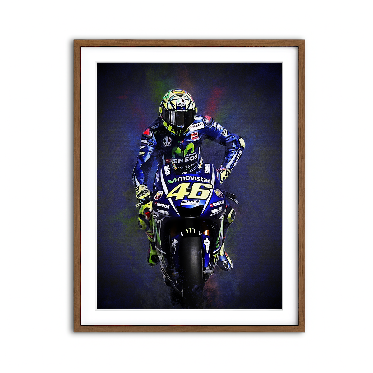 Framed Print 3x4 Walnut