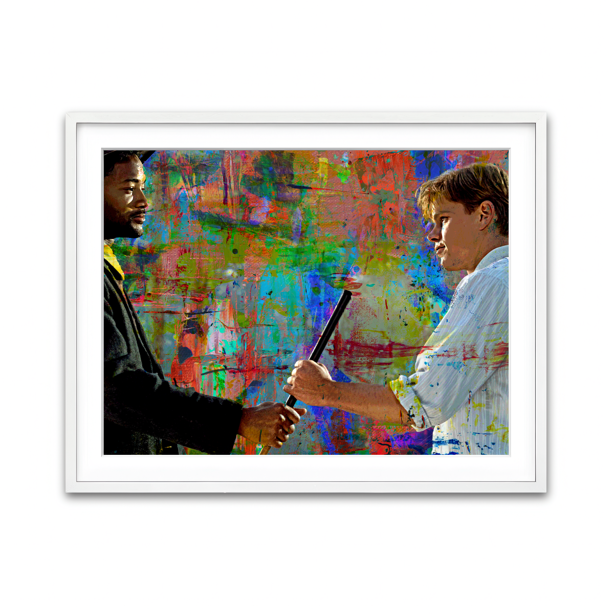 Framed Print 4x3 White