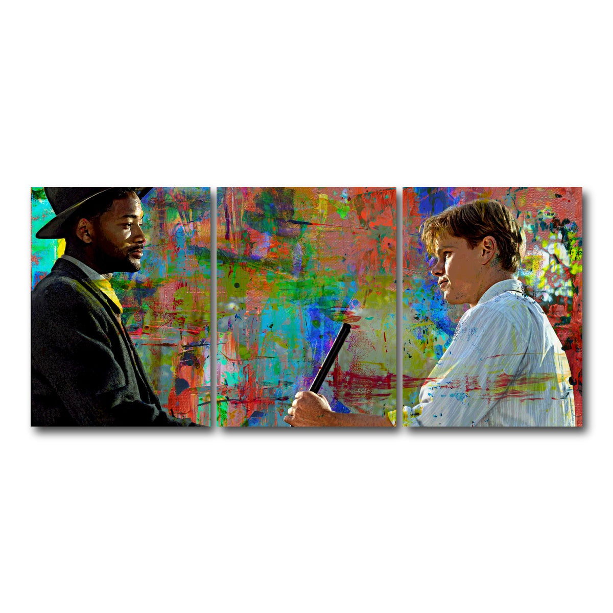 AUTO-MOCKUP WHITE | The Legend of Bagger Vance | 3 Piece | Gallery Wrap Canvas | group=18x24