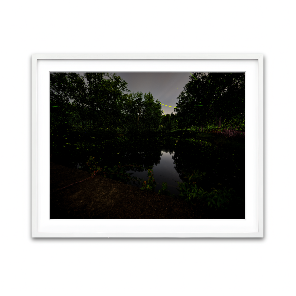 Framed Print 4x3 White