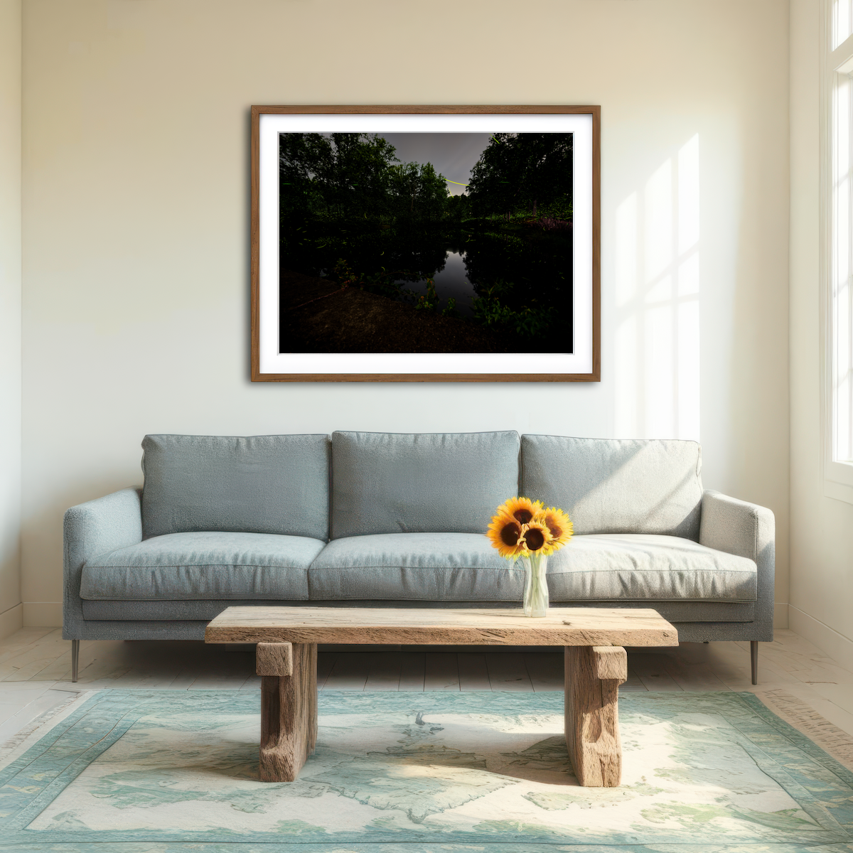 AUTO-MOCKUP ROOM | The Light Remembered Wall Art