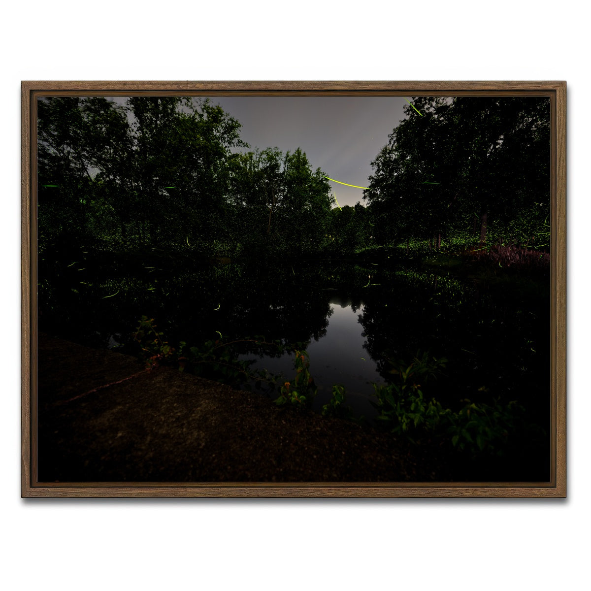 AUTO-MOCKUP WHITE | The Light Remembered | 1 Piece | Walnut Framed Canvas | group=4x3