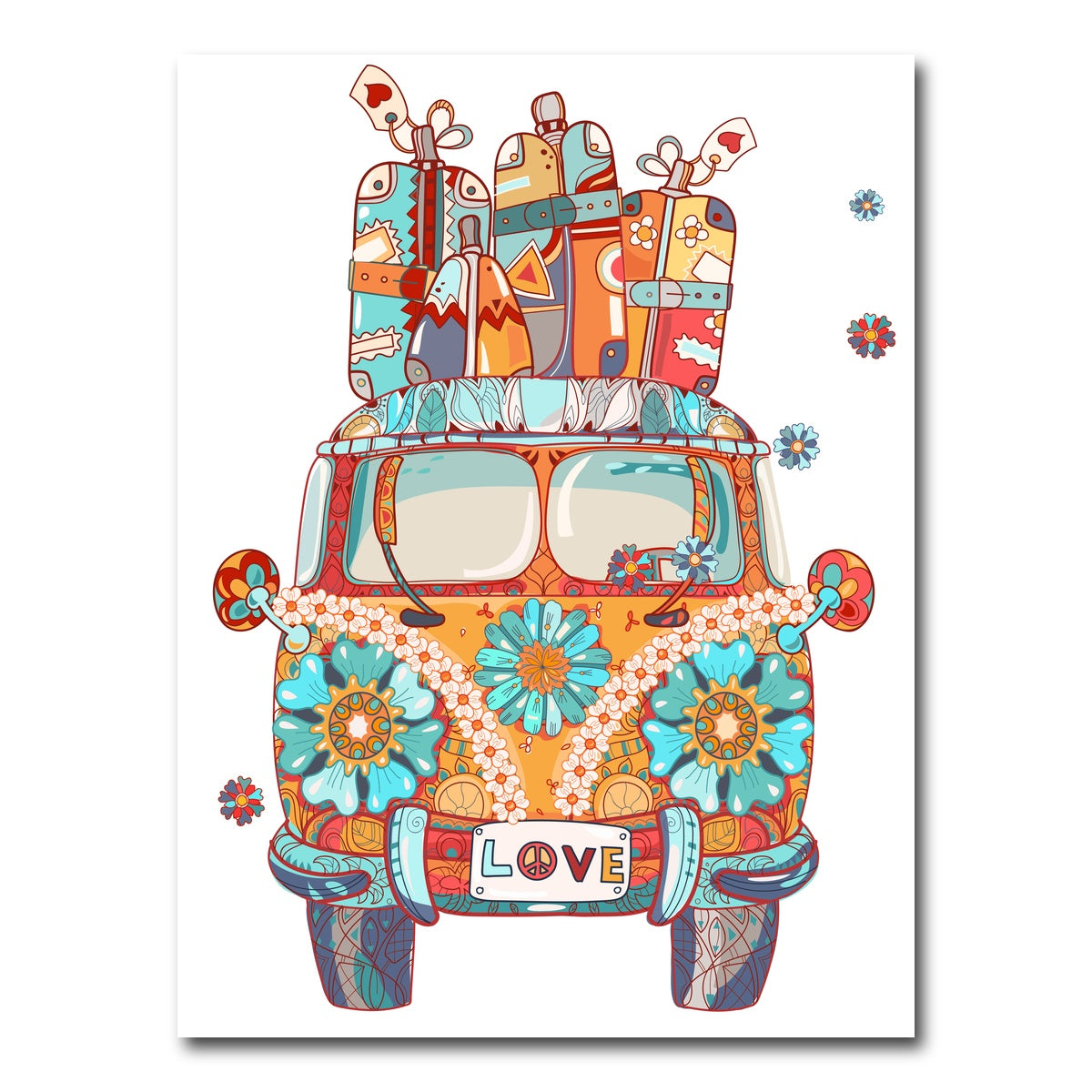 AUTO-MOCKUP WHITE | The Love Bus | 1 Piece | Gallery Wrap Canvas | group=3x4