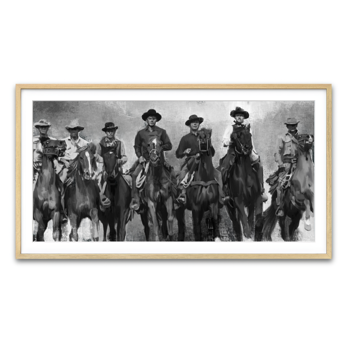 Framed Print 2x1 Natural
