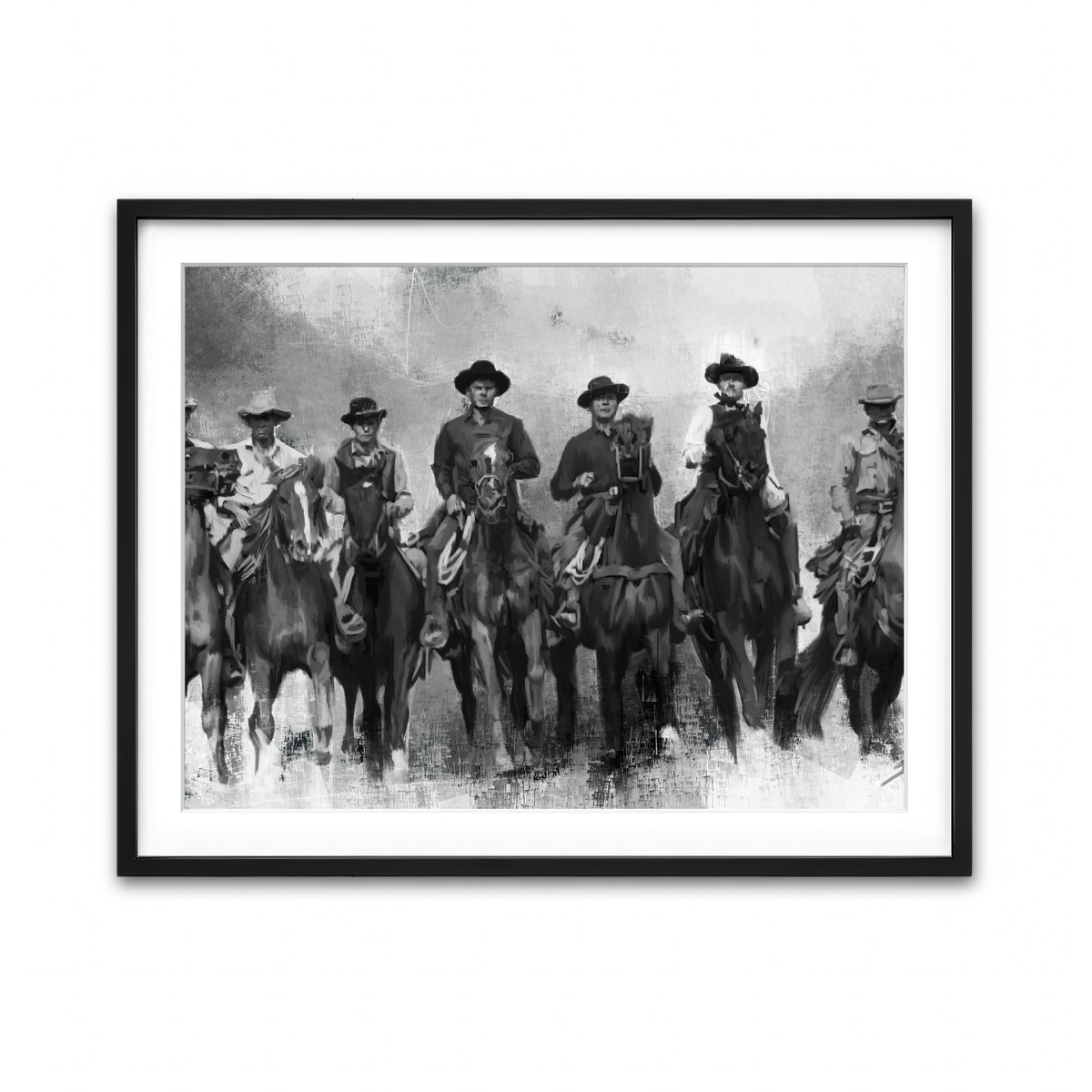 Framed Print 4x3 Black