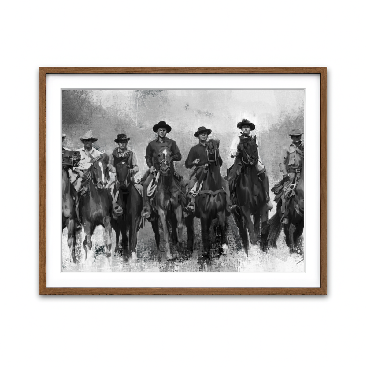 Framed Print 4x3 Walnut