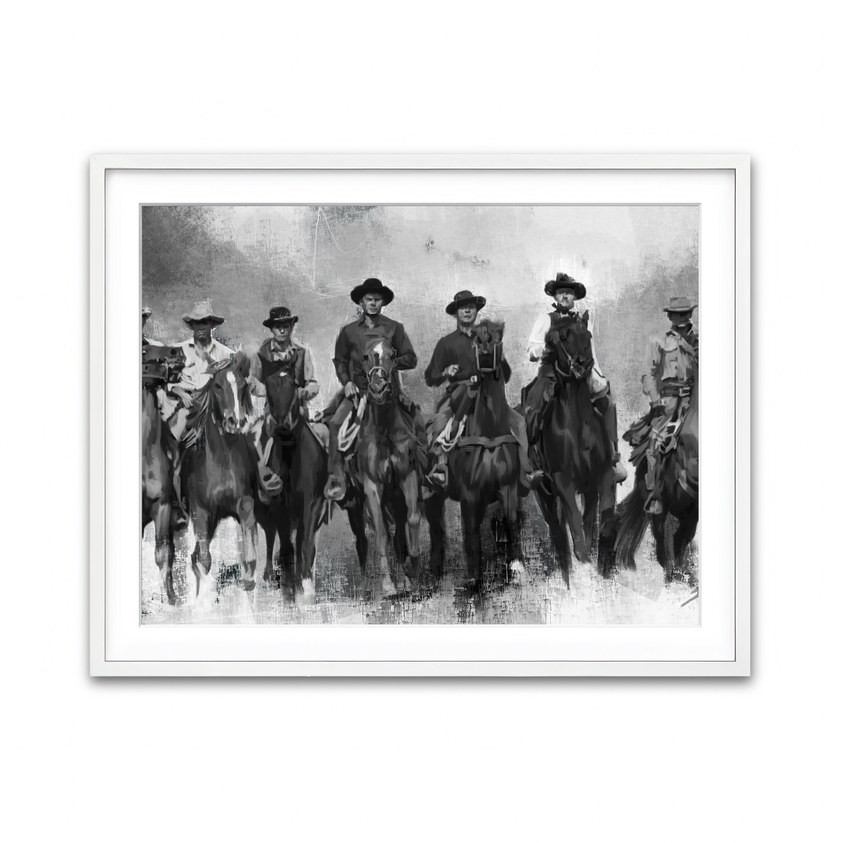 Framed Print 4x3 White
