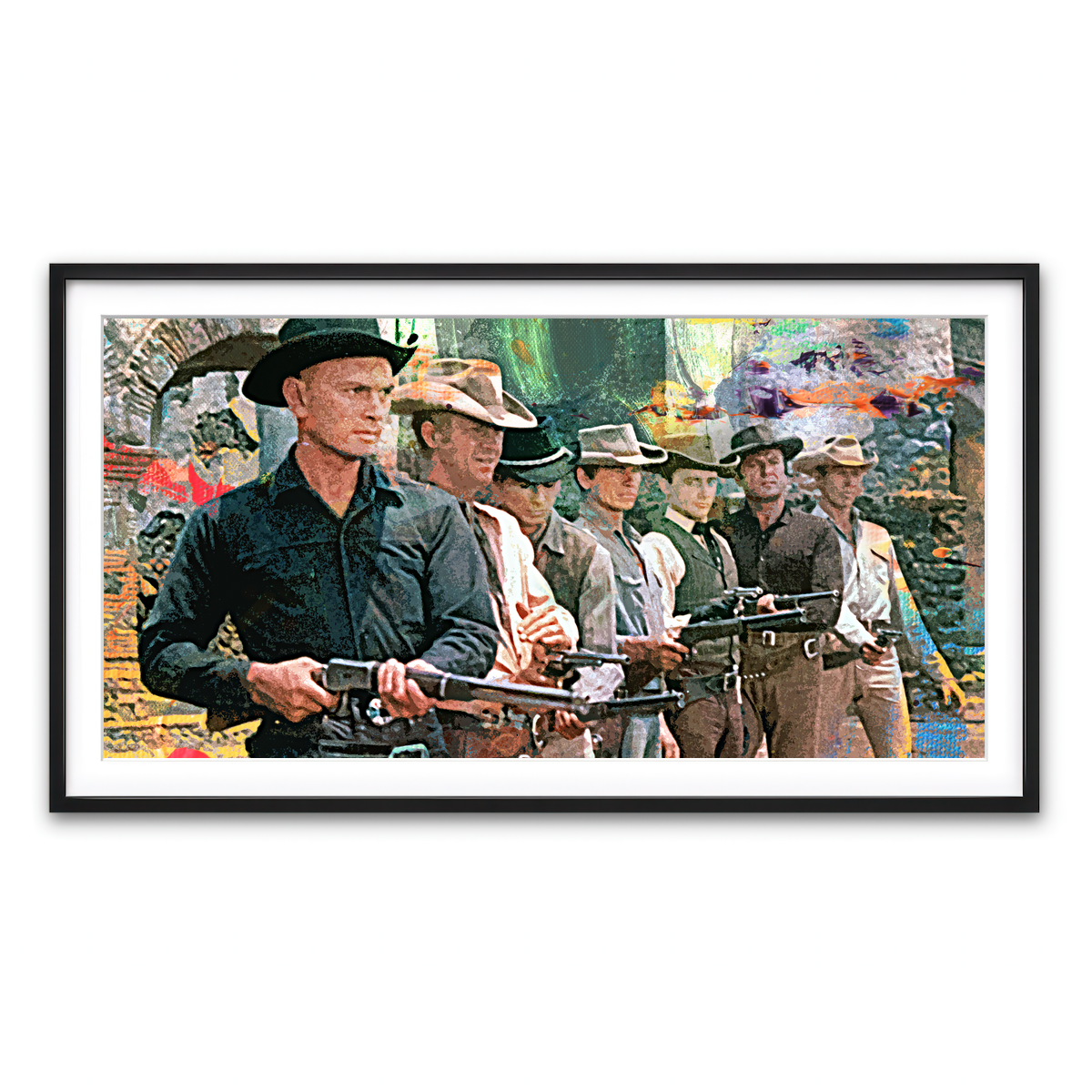 Framed Print 2x1 Black