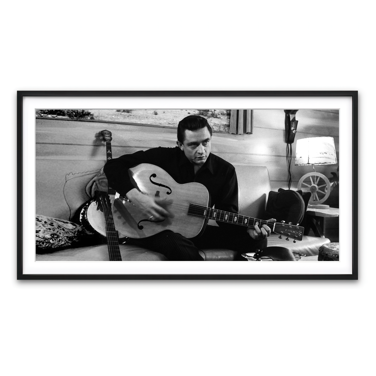 Framed Print 2x1 Black