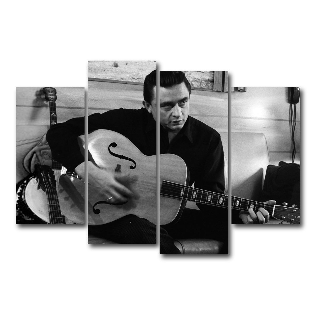 AUTO-MOCKUP WHITE | The Man in Black | 4 Piece | Gallery Wrap Canvas | group=4_short