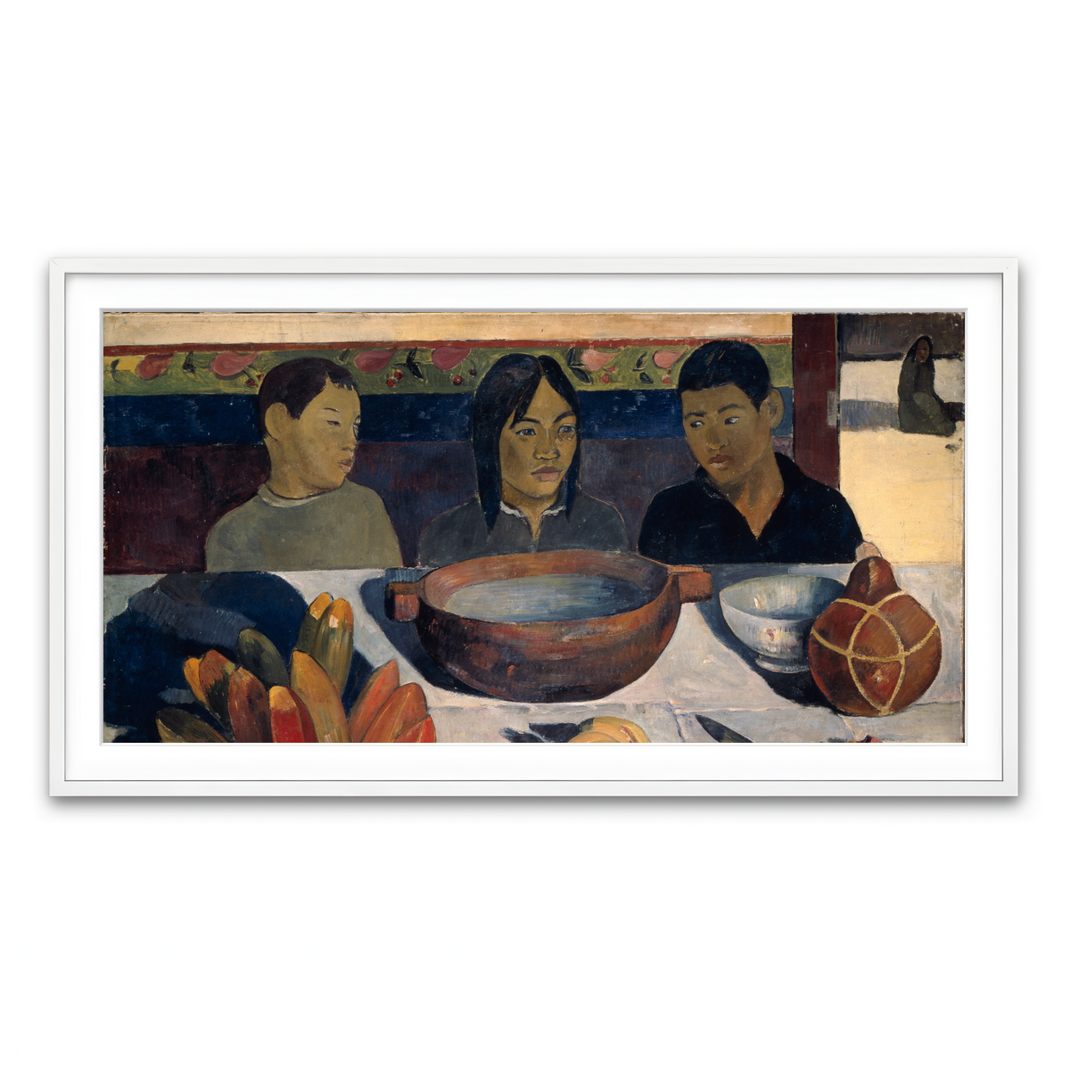 Framed Print 2x1 White