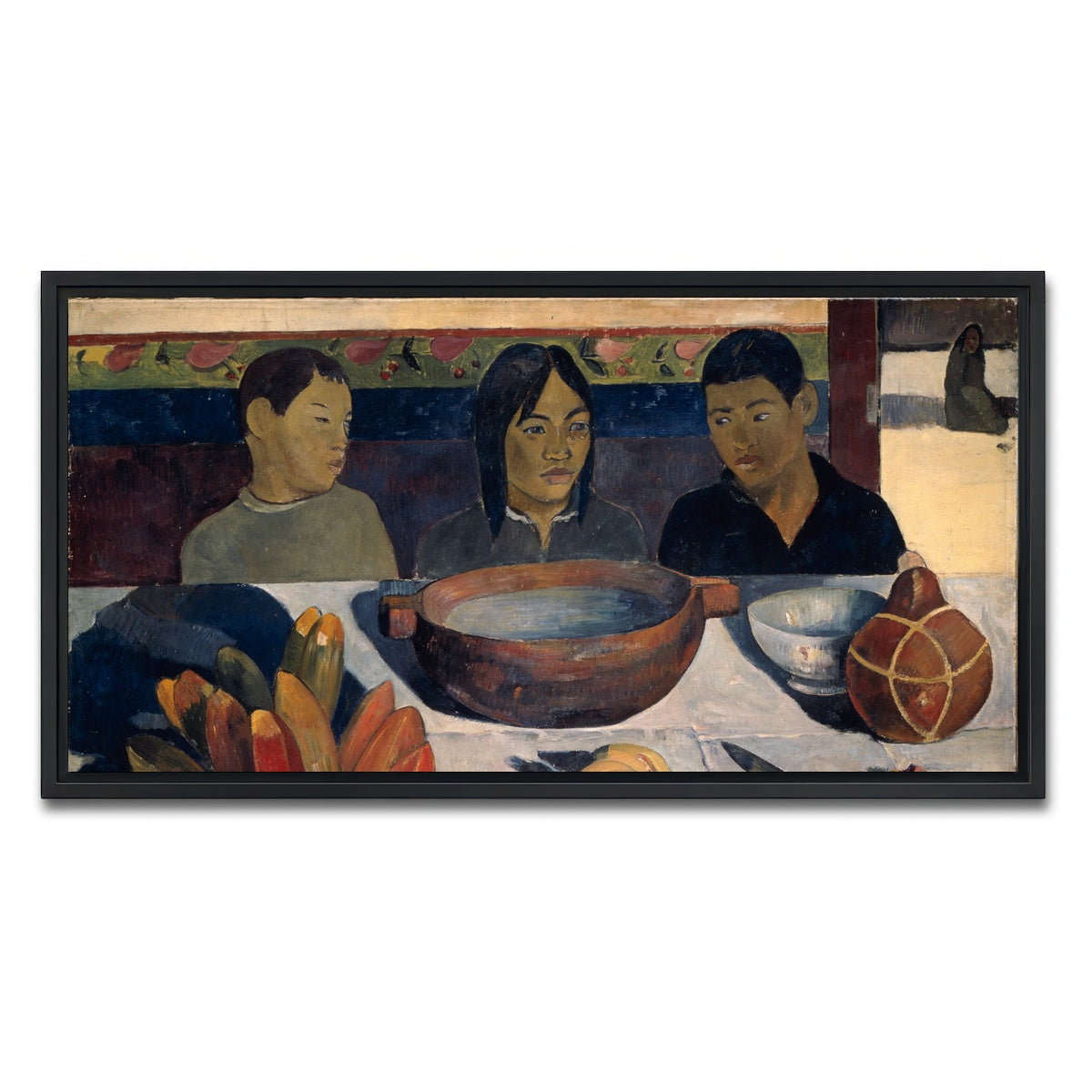 AUTO-MOCKUP WHITE | The Meal | 1 Piece | Black Framed Canvas | group=2x1