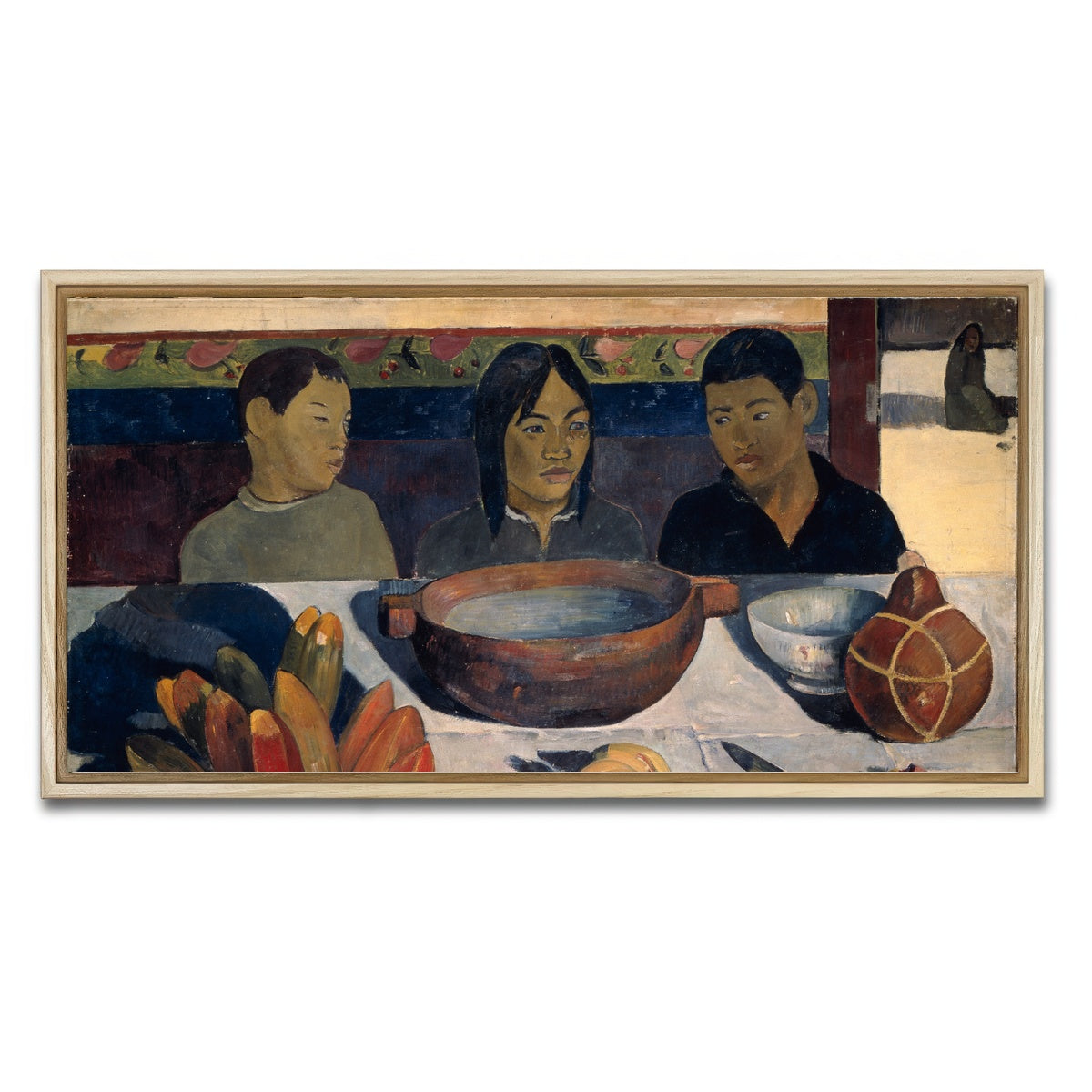 AUTO-MOCKUP WHITE | The Meal | 1 Piece | Natural Framed Canvas | group=2x1