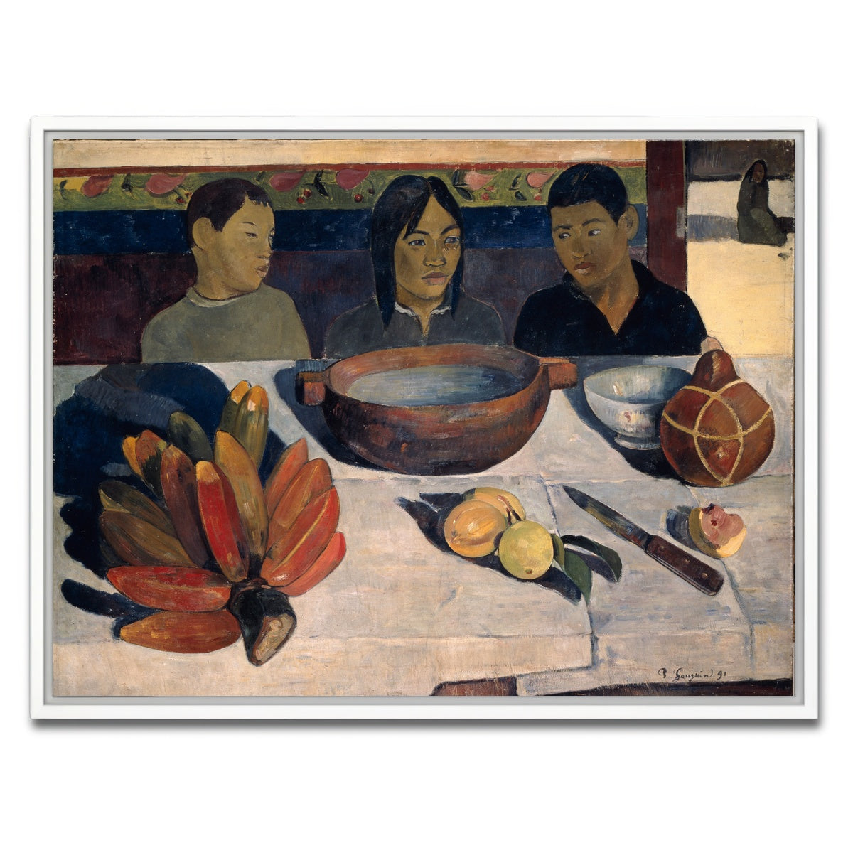 AUTO-MOCKUP WHITE | The Meal | 1 Piece | White Framed Canvas | group=4x3