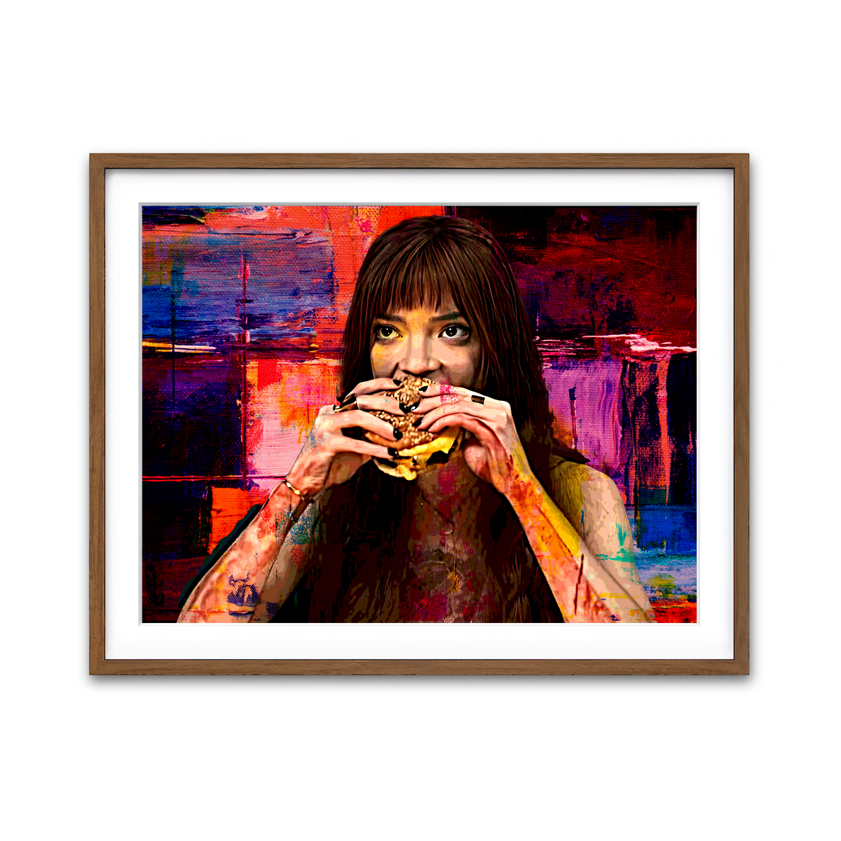 Framed Print 4x3 Walnut