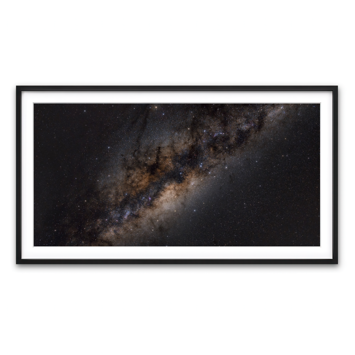 Framed Print 2x1 Black