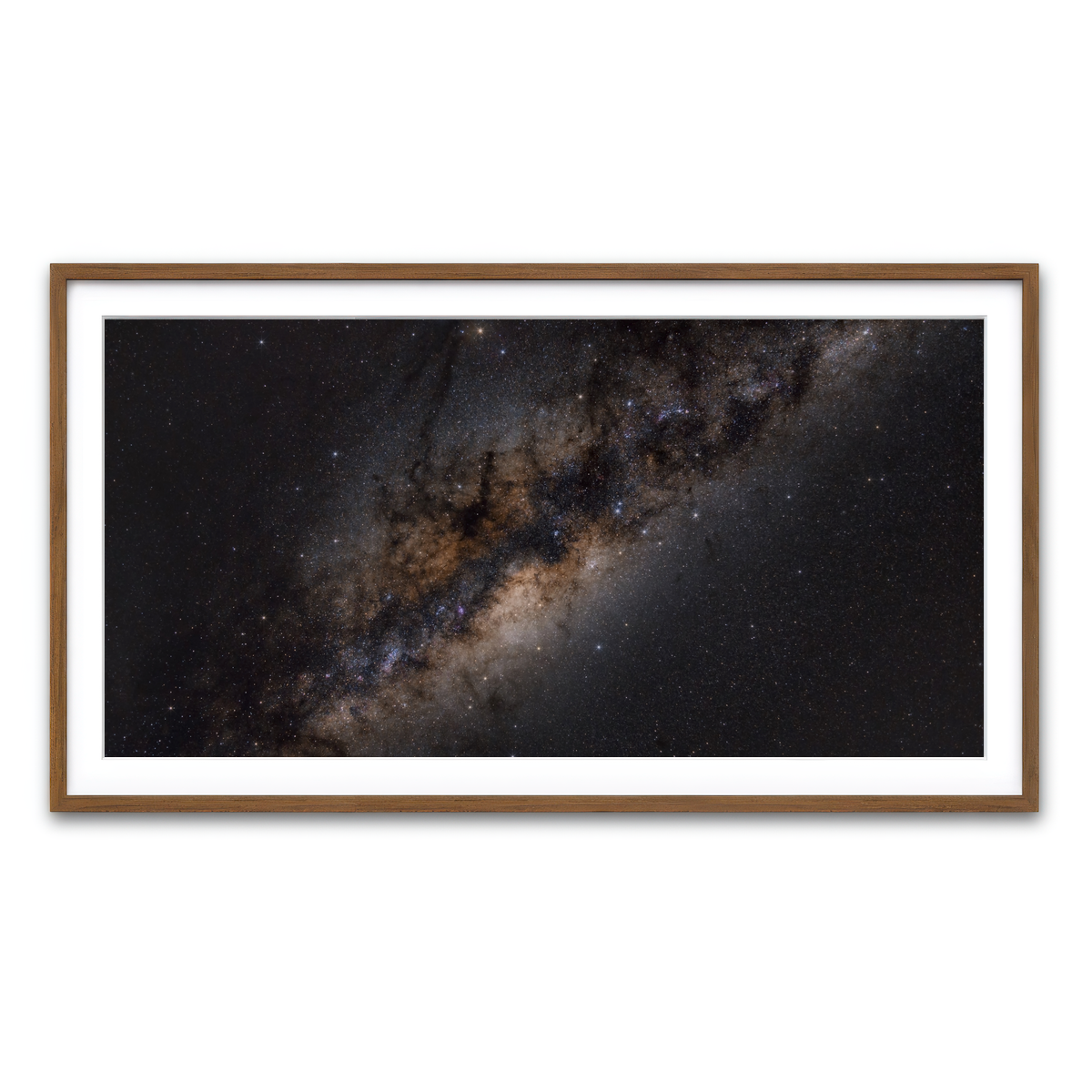 Framed Print 2x1 Walnut