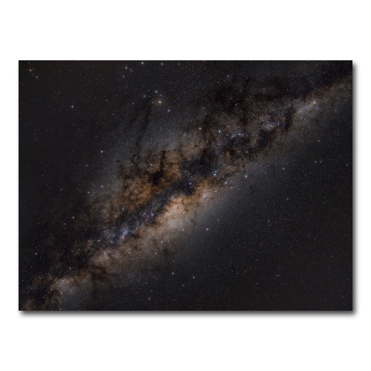 AUTO-MOCKUP WHITE | The Milky Way - our home | 1 Piece | Gallery Wrap Canvas | group=4x3