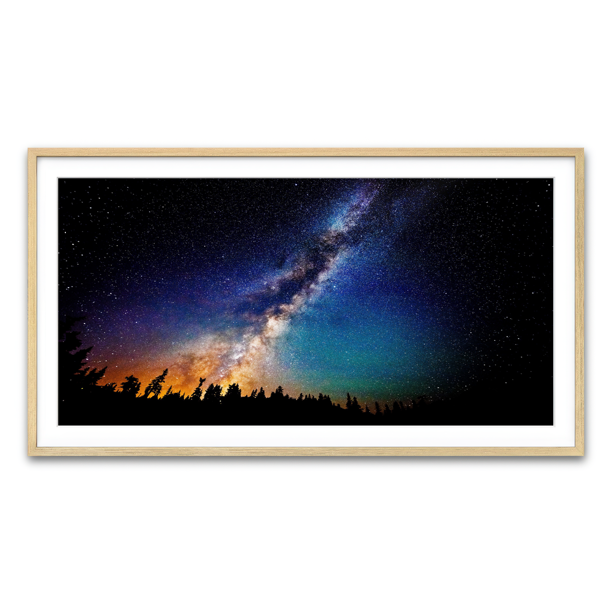 Framed Print 2x1 Natural