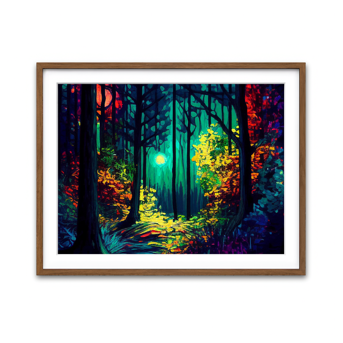 Framed Print 4x3 Walnut