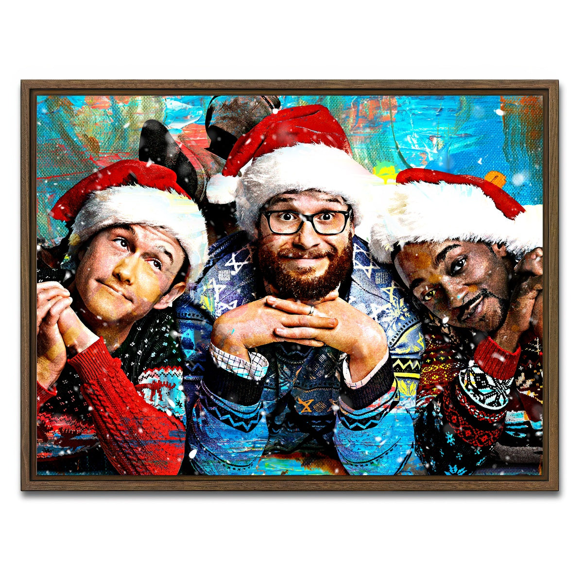 AUTO-MOCKUP WHITE | The Night Before | 1 Piece | Walnut Framed Canvas | group=4x3