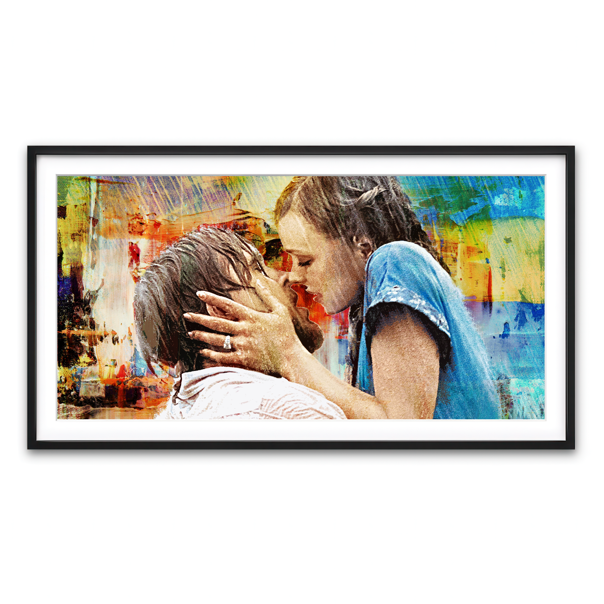 Framed Print 2x1 Black