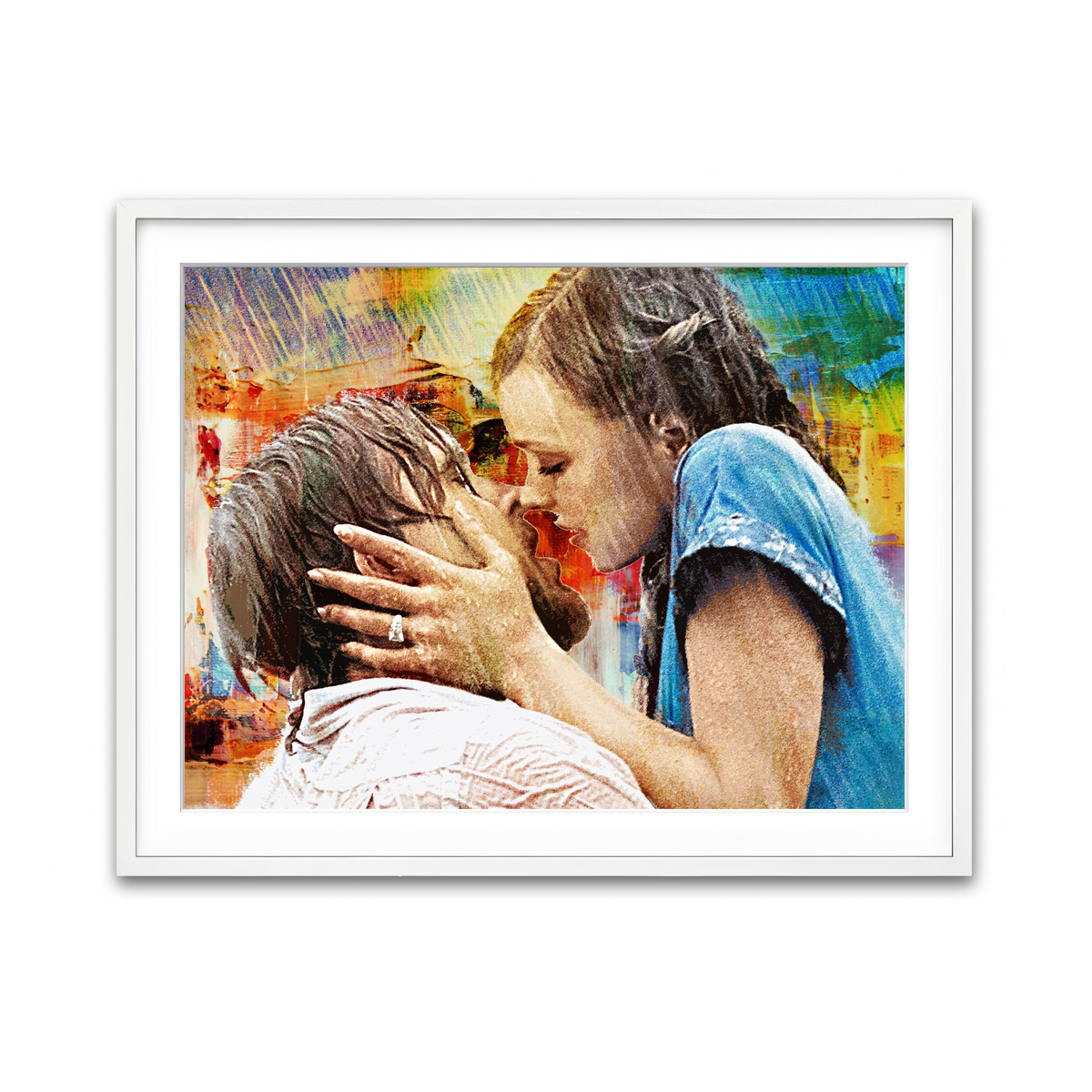 Framed Print 4x3 White