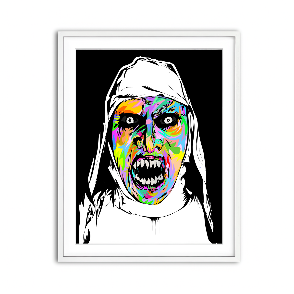 Framed Print 3x4 White