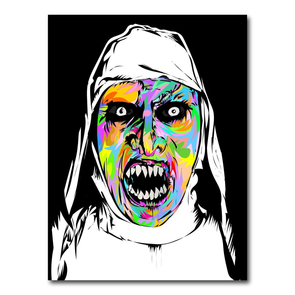 AUTO-MOCKUP WHITE | The Nun Color | 1 Piece | Gallery Wrap Canvas | group=3x4
